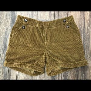 Anthropologie corduroy shorts
